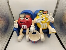Vintage 1991 M&Ms at the 3D Movie Theater Candy Dispenser Mars Inc Blue Couch