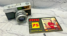 Vintage Petri 7S 35mm Rangefinder Camera Circle-Eye System 45mm f1.8 Lens Manual