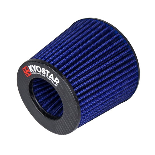 3"/3.5" Carbon Dry Air Filter Cold Air Intake Cone Replacement High Flow Inlet - Picture 60 of 120