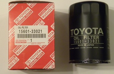Toyota Oil Filters x2 15601-33021 & Drain gasket for 8RC, 18RC