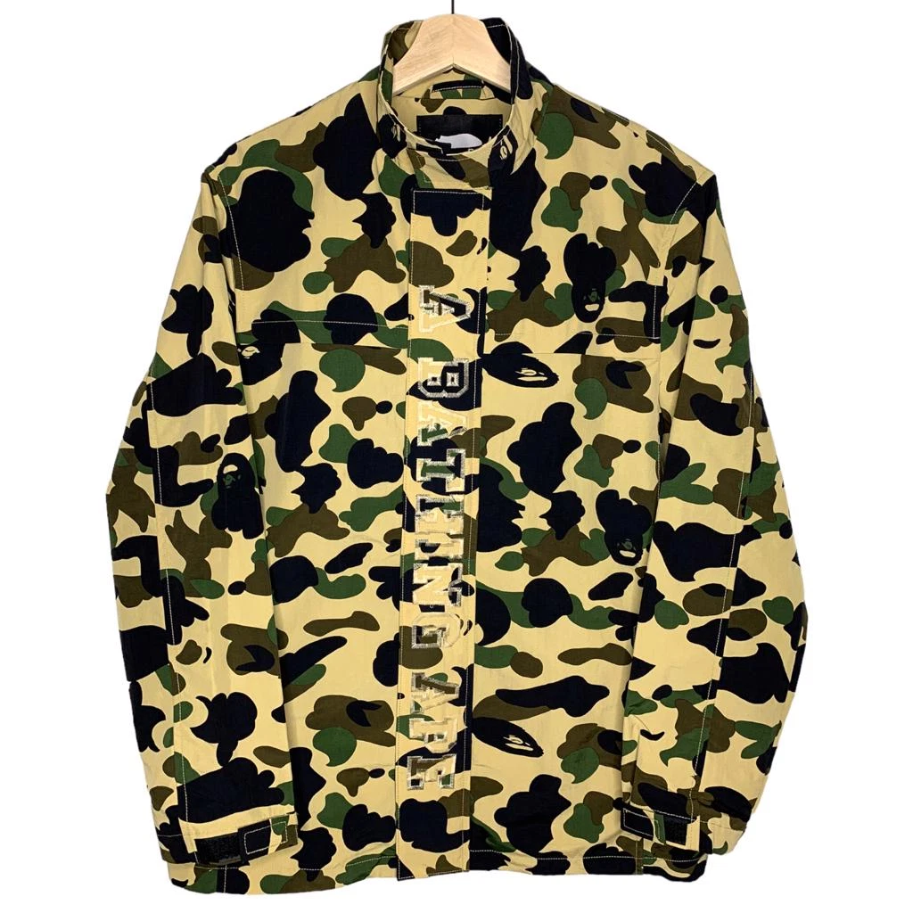 BAPE A BATHING APE OG 1st Camo Spell Out Jacket (Yellow) L vtg