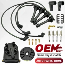 Tune-Up Cap-Rotor Wires-Spark Plug Kit for Honda Civic CX DX LX EX 1.6L 96-00