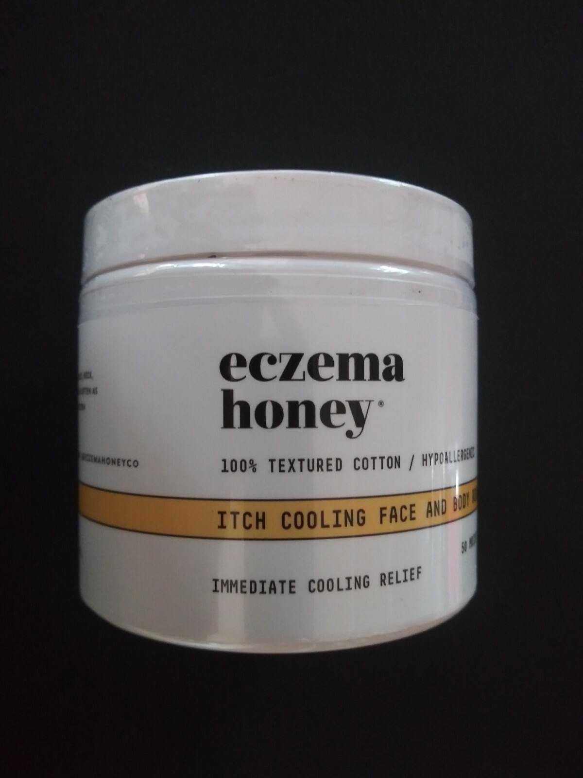 Eczema Honey Itch Cooling Face & Body (50 moist soft round Wipes) New