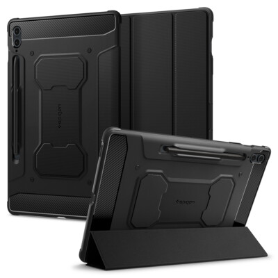 Samsung Galaxy Tab S9 FE Plus Case | Spigen [Rugged Armor Pro] Shockproof Cover