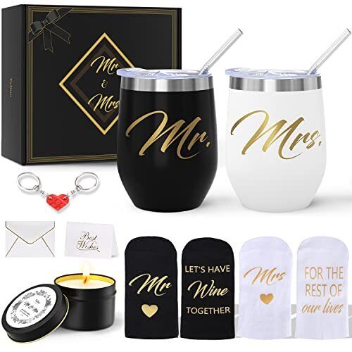 Engagement Gifts for Couples Wedding Gifts for Bride and Groom, Mr