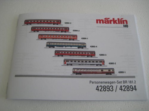 Märklin H0 42893 FD Mozart Personenwagen-Set in OVP - Neu in OVP - Bild 2 von 10