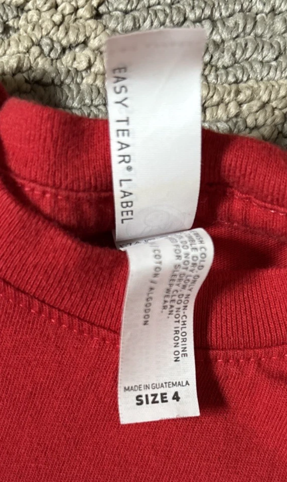 Ducati Corse Rabbit Skins Red Kids Sz 4 TShirt Lot Of 2 - Image 2 of 4