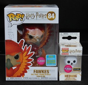 hedwig flocked funko pop