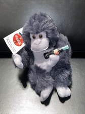 Vintage Coca Cola 1996 10" Gorilla Plush Doll Collectible Coke NEW