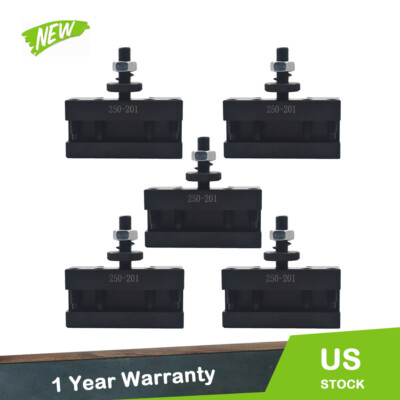 5 Pcs BXA #1 Quick Change Turning & Facing Tool Post Holder 250-201 For Lathe