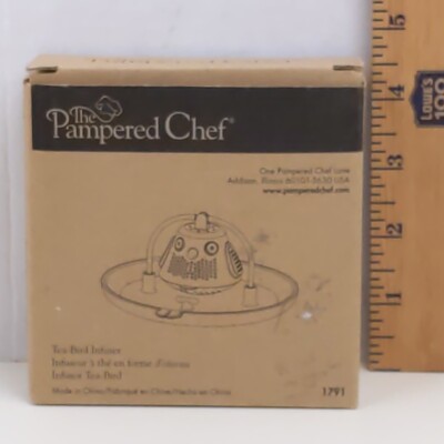 Pampered Chef Tea Bird Infuser 1791 Stainless Steel Loose Leaf Tea Strainer NIB