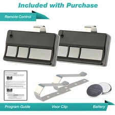 2 Garage Door Opener Remote 3-Button for Liftmaster Chamberlain 63LM