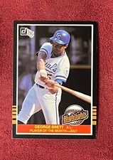 1985 Donruss Highlights - #25 George Brett