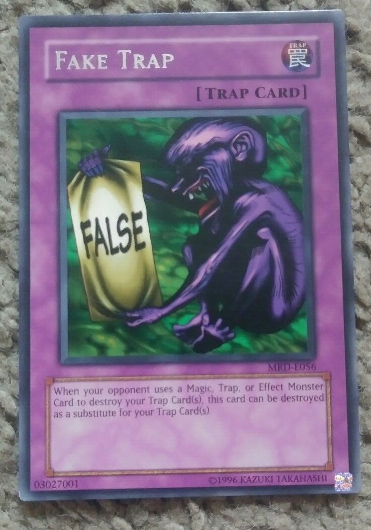 bad fake yugioh cards Trap SDJ-049 Yu-Gi-Oh! Card How To Tell If A