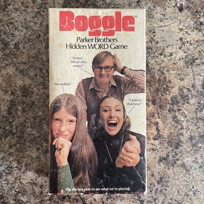 Vintage 1973 Parker Brothers Hidden Word Boggle Game No. 272 - All ...