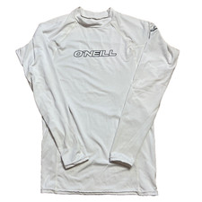 O'NEILL Men's Basic Skins 50 Long Sleeve Sun Shirt White Large