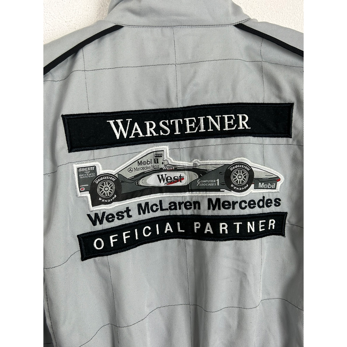 90s Vintage West Mclaren Mercedes Warsteiner F1 Formula Uno Rare