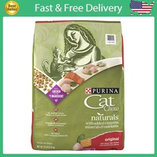 Purina Cat Chow Naturals, Dry Cat Food, Chicken & Salmon, 18 Lb Bag