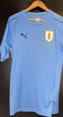 PUMA【サッカー ウルグアイ代表】2018-2019 トレーニングシャツ URUGUAY 2018-2019 ORIGINAL TRAINING JERSEY Size L Very Nice