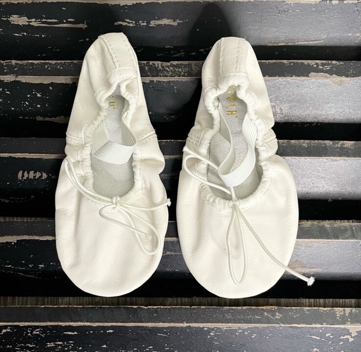 SAOLA Bloch Dance Ciabatta Scarpa da Balletto in Pelle con Suola Completa per Ragazze Dansoft 13 X Wide Bambino
