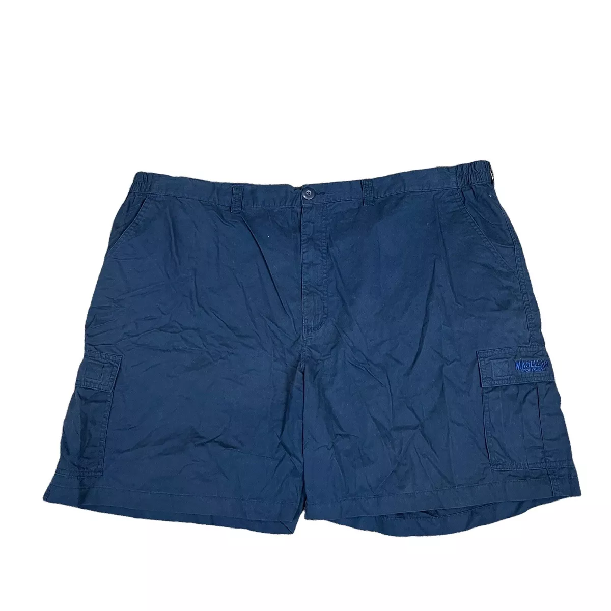 Magellan Cargo Shorts Mens 48 Blue Outdoors Camping Fishing Casual Adult