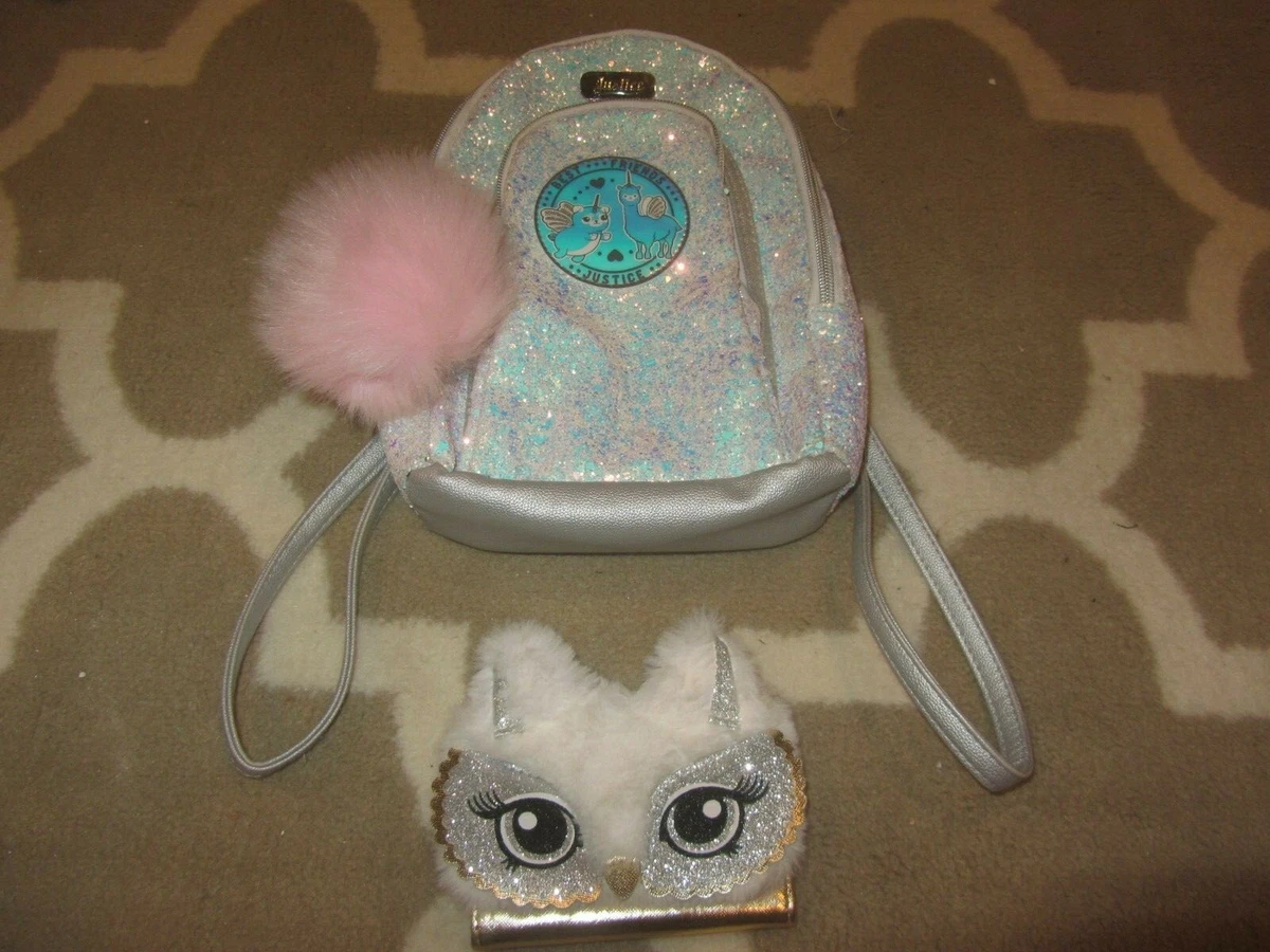 Justice top owl backpack