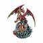 thumbnail 2  - Red Mother and Baby Dragon Figurine Snowglobe Statue Ornament Sculpture 18cm
