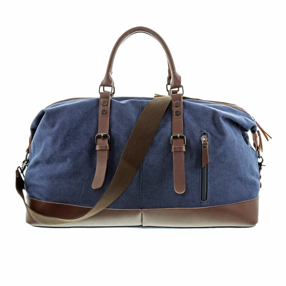 Personalised Premium Canvas Holdall with shoulder strap - Image 4 of 4