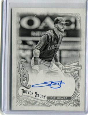 2017 Gypsy Queen - TREVOR STORY - White Autograph #GQA-TS - ROCKIES #d/99