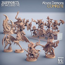 Artisan Guild Miniature D&D/wargames Abyss Demons in resina 3d print