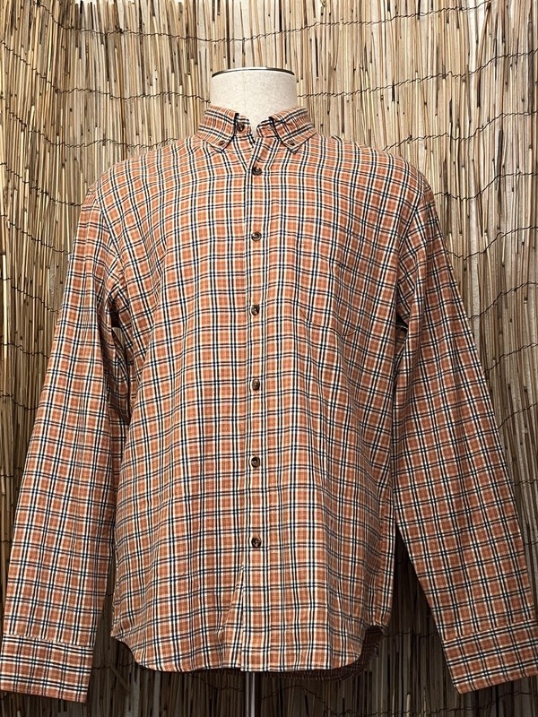 J Crew Mens LS Button Up Shirt-Size Large-Slim Fit-NWT-100% Cotton