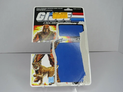 Spearhead & Max 1988 G.I. JOE COBRA File Card Vintage Original #3