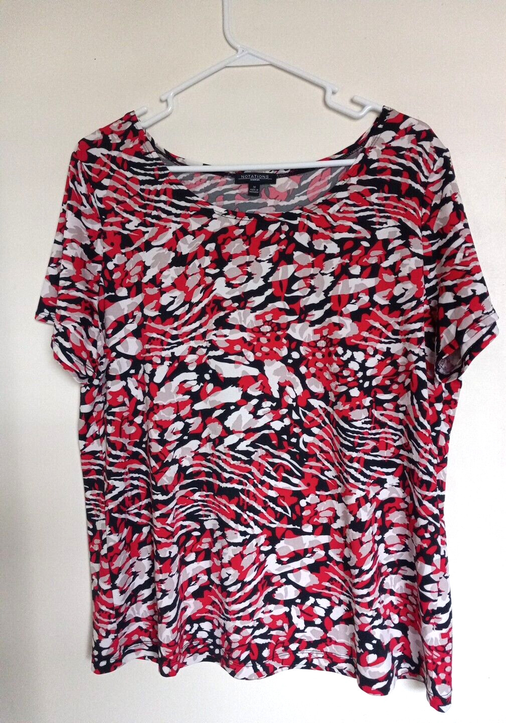 Notations Multi-Colored Knit Top Size Women's Sz … - image 1