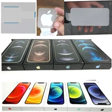 iPhone 12 Pro Max  Empty Retail Box with Cable & Manual Logo Sticker New