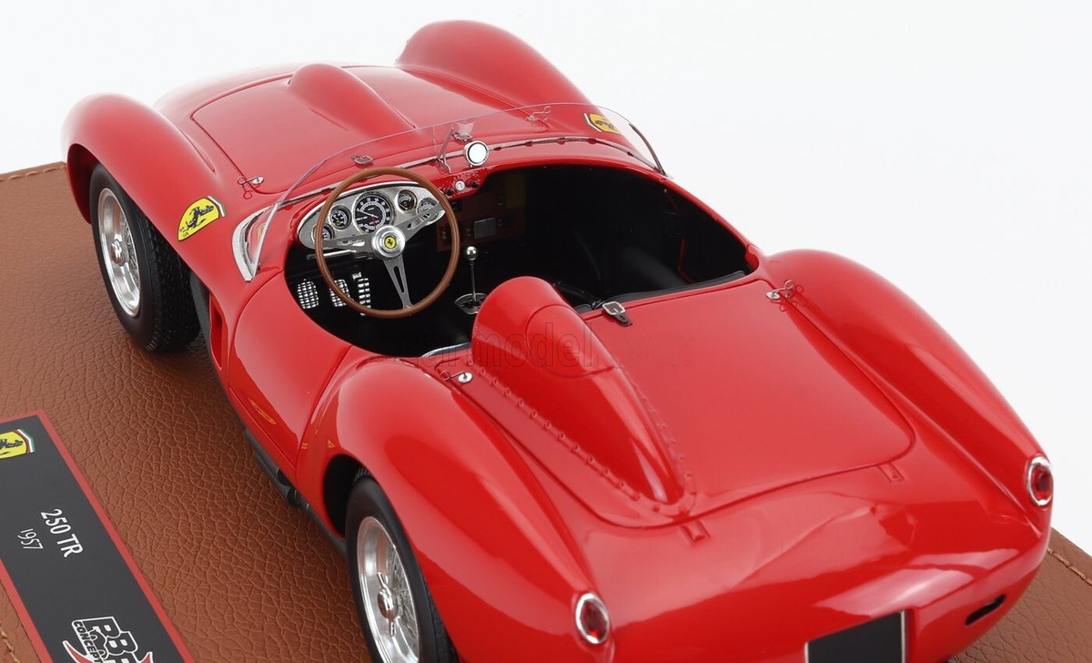 BBR FERRARI 250TR TESTAROSSA SPIDER 1957 RED with Showcase