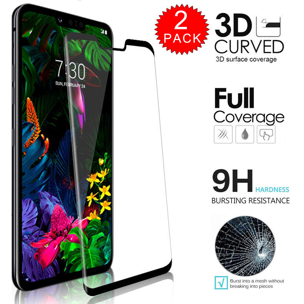 3D Curved Full Tempered Glass Screen Protector Film Cover Clear For LG G8 