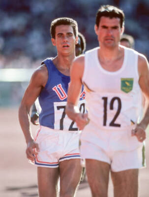 Actor Robby Benson USA plays role of Billy Mills movie Running 1982 Old Photo 19