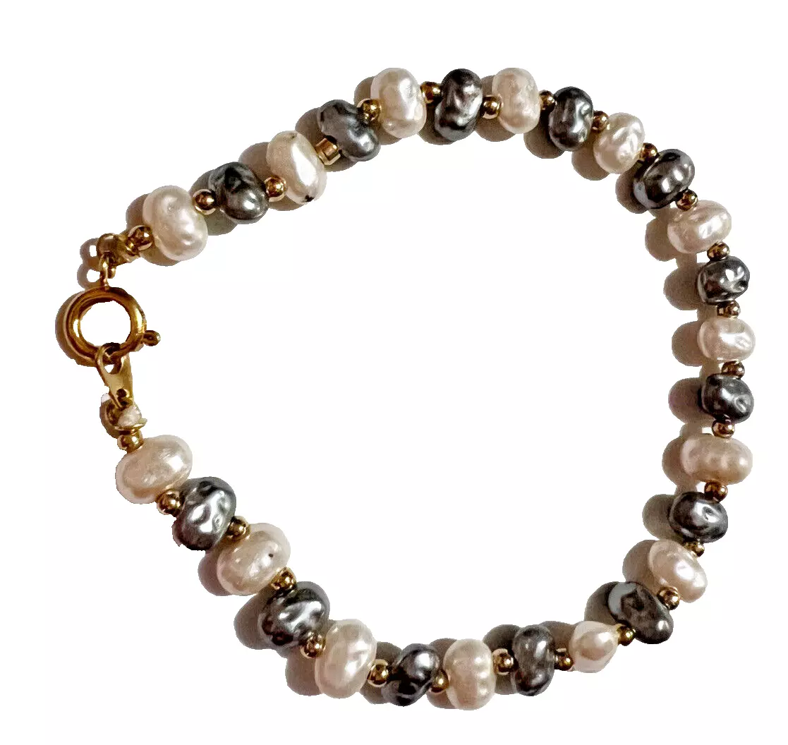 Cream shop pearl bracelet
