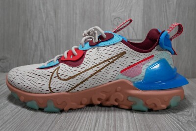 (9/10 Great Cond) Nike React Vision CD4373-001 Desert Oasis Shoes Mens Size 9