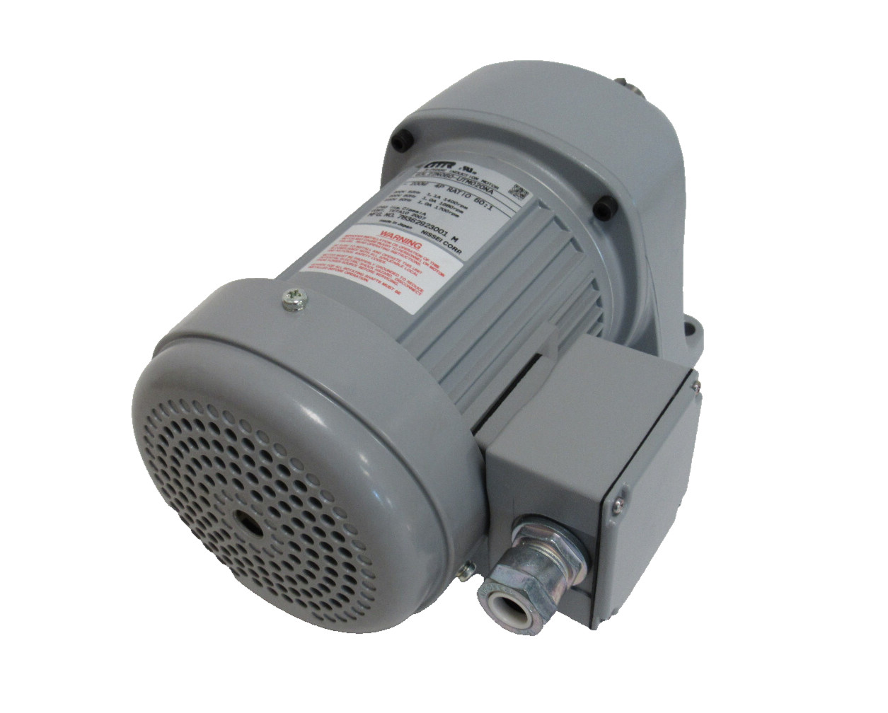 NEW NISSEI G3L22N060-UTM020NA GEAR MOTOR 60:1 7/8" DIA. G3L22N060UTM020NA