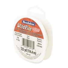 WildFire Ultra Frost Beading Thread .004" 0.10mm  125 Yard Spool