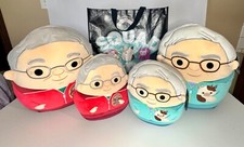 Complete Set Jazwares Warren Buffett/Charlie Munger Squishmallows Ultra Rare!