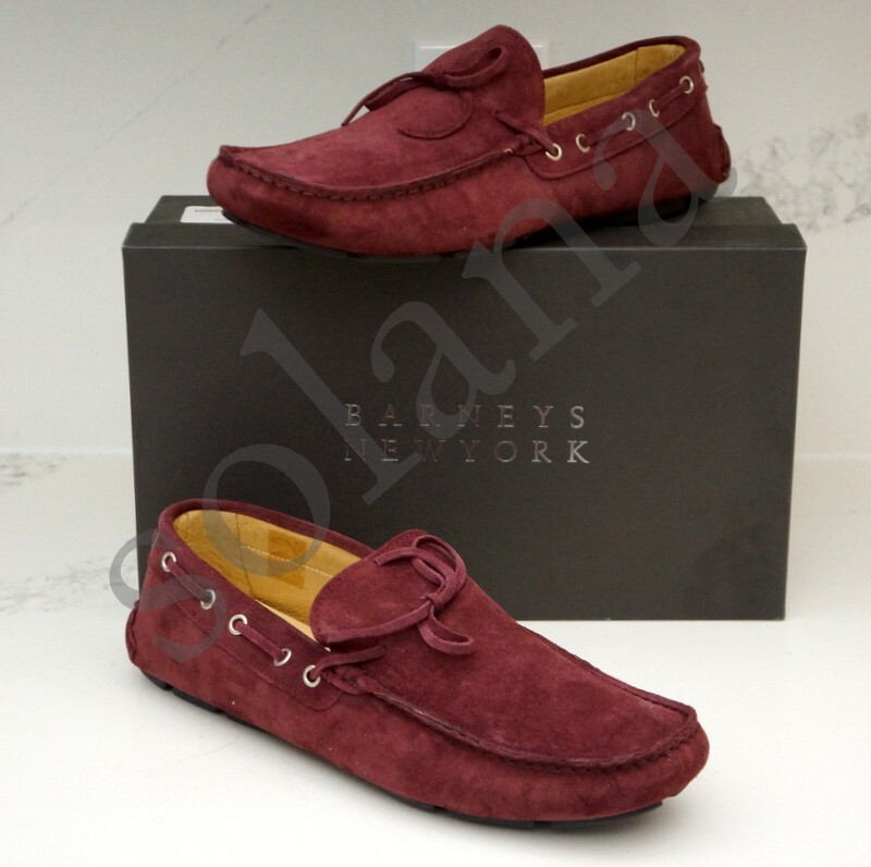 BARNEYS NEW YORK Made in Italy CRI92 OTTER Suede Loafer  display picture 1