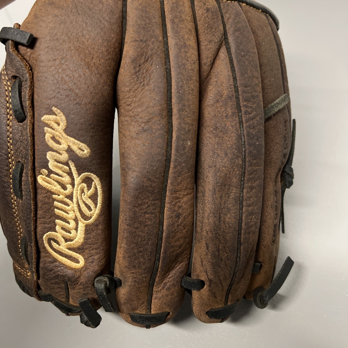 Gant De Baseball Rawlings RBG36DB – 12,5 Pouces, Marron, Droitier