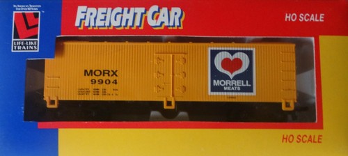 Life - Like   21912   (Spur H0)    US Güterwagen  Reefer Car + OVP | Zustand: Gebraucht