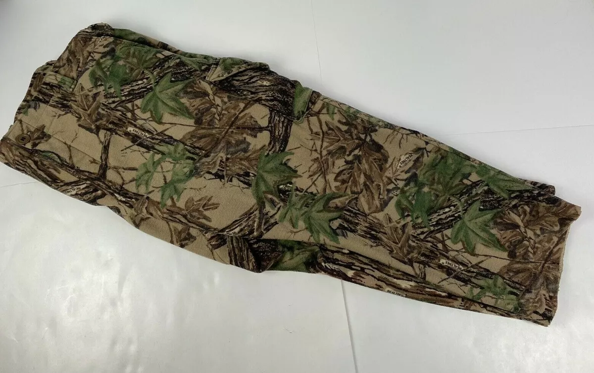 Vintage Day One Camouflage PolarFleece Pants Archery Hunting Size 50 *READ*