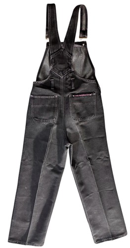 Vintage Y2K 90s Pesky Meddling Girls denim overalls size 10-12 waist 25” women - Picture 11 of 14