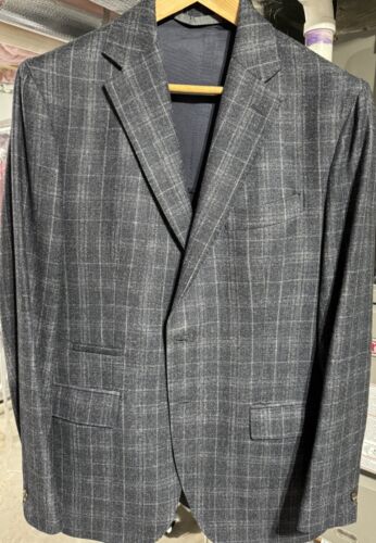 Eleventy Mens Blazer -2Button Jacket  - Wool/ Silk