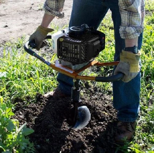 8 英寸 Auger 气动孔钻机 2 循 43cc 发动机 Powermate PEA438 全新 — 第 3/3 张图片