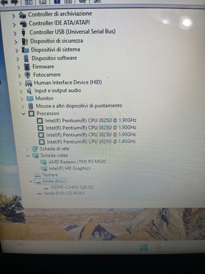 Notebook Pc Hp Pentium 4gb Ssd 128gb Radeon r5 - Immagine 4 di 4